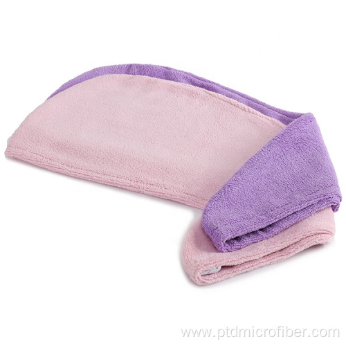 Super absorbent microfiber hair drying turban